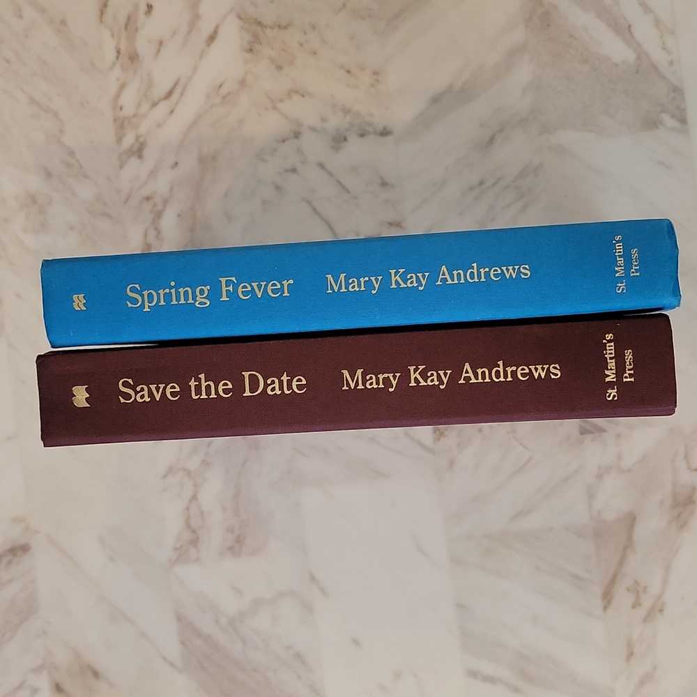 Mary Kay Andrews 2 novels without paper jackets. Great condition. Beach read